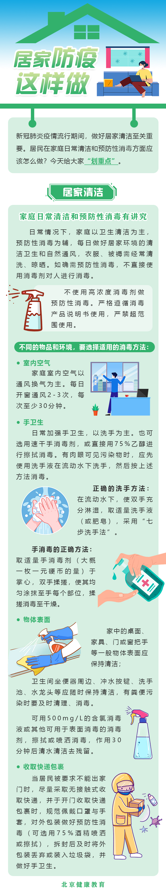 市疾控中心提醒您：居家防疫这样做(图1)